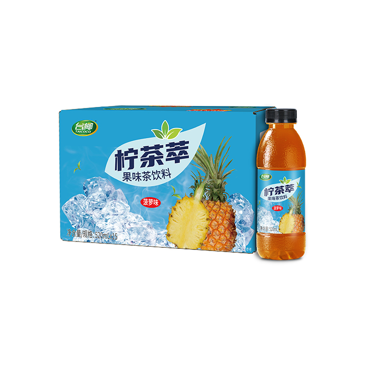臺椰菠蘿味檸檬茶飲料520ml*15