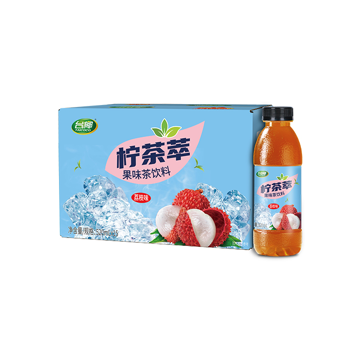 臺椰荔枝味檸檬茶飲料520ml*15
