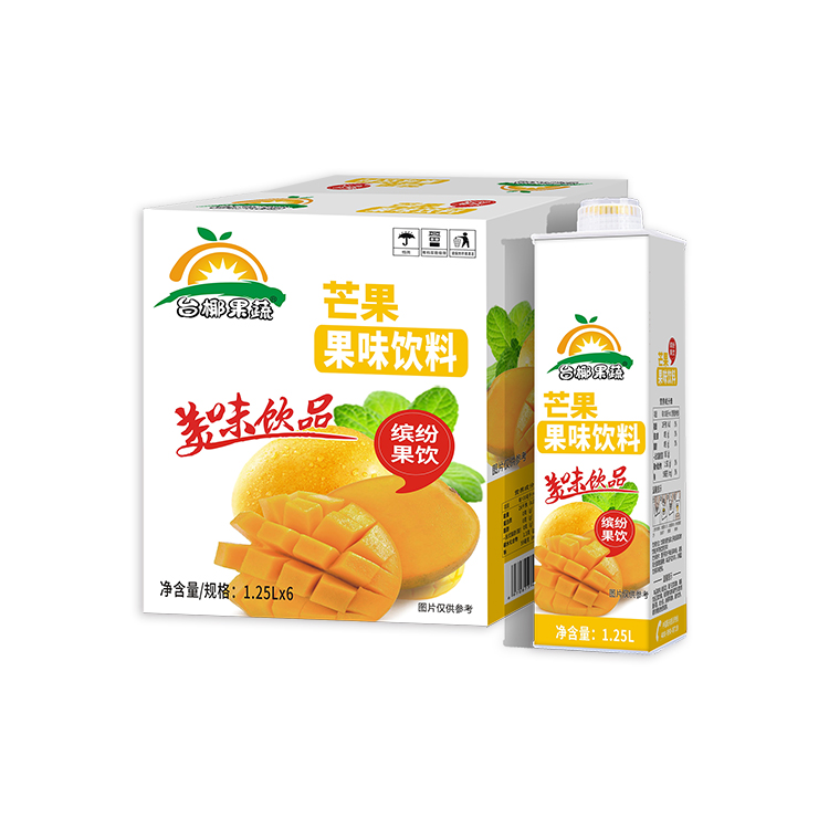 臺(tái)椰芒果果味飲料1.25L*6
