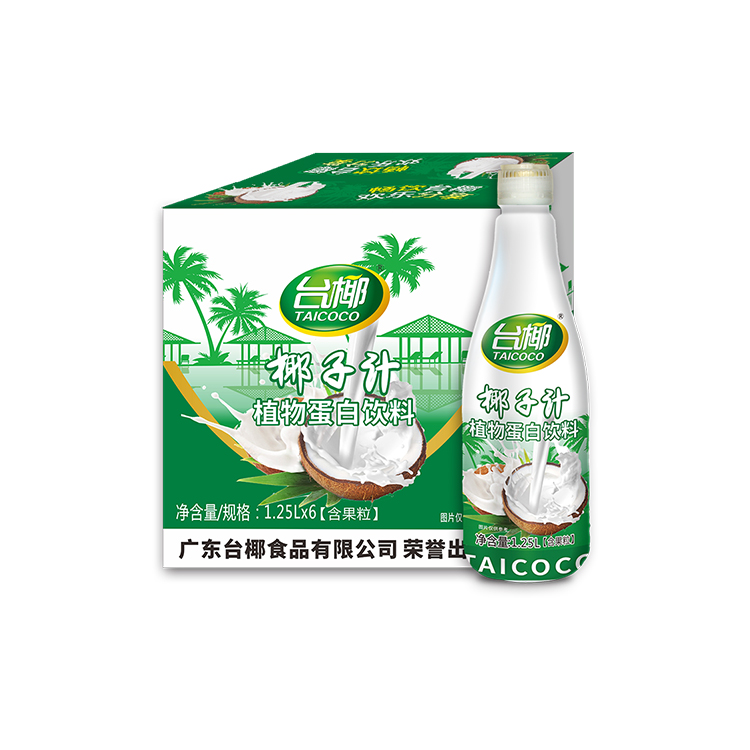 臺椰椰子汁1.25L（含果粒）*6