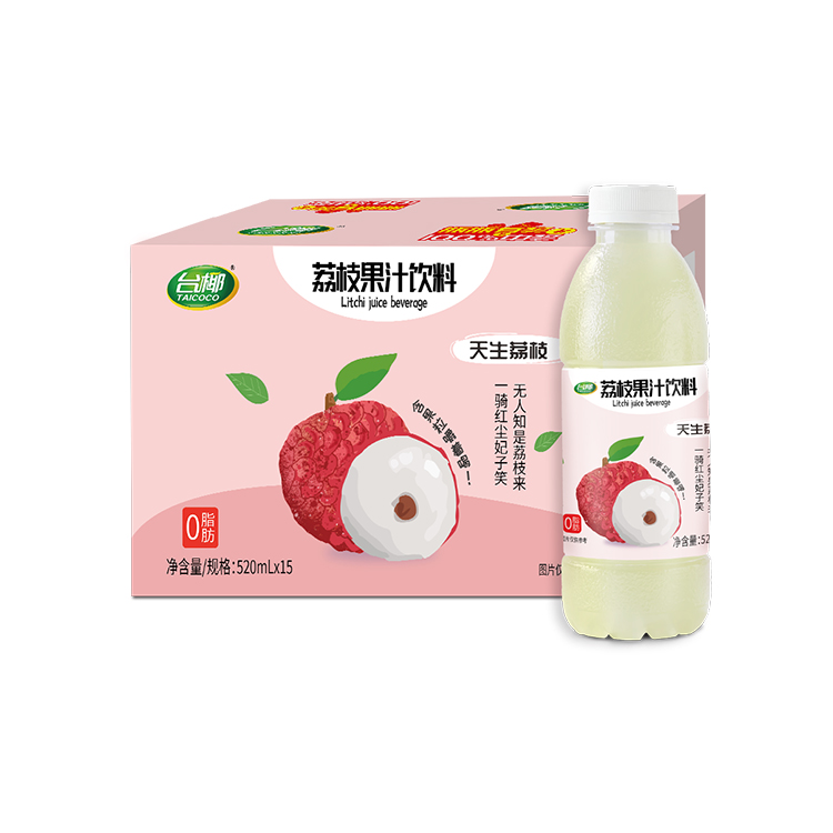 荔枝味果汁520ml*15