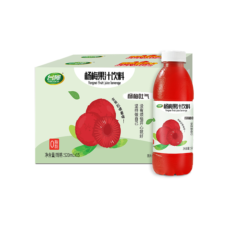 楊梅味果汁520ml*15