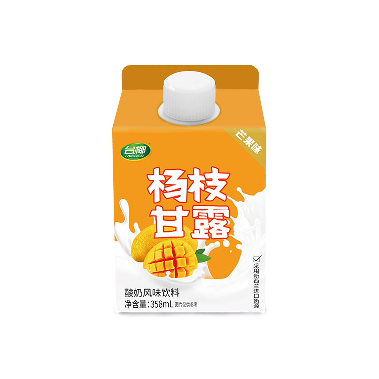 臺椰芒果味酸奶風味飲品358ml