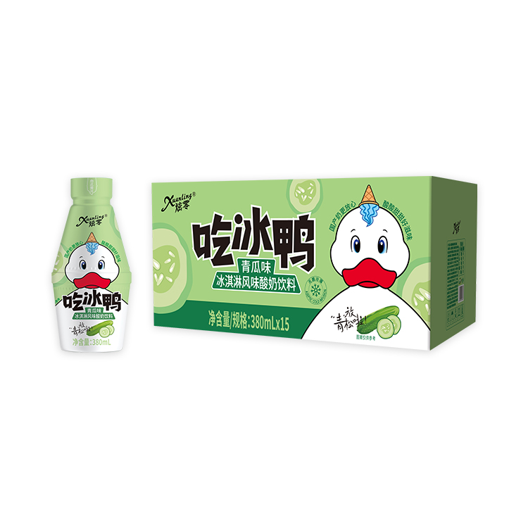 青瓜味冰淇淋酸奶380ml*15