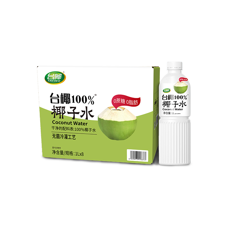 100%椰子水1L*8